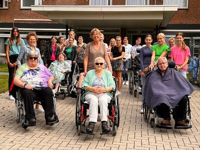 Dagbesteding de Stove blij met hulp leerlingen beroepscampus