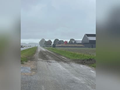 Oogstseizoen tot en met oktober: let op modderige wegen