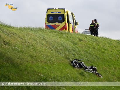 Motorrijder gewond bij ongeval Eendrachtsdijk Stellendam