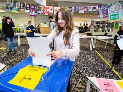 Leerlingen RGO College doen mee aan de scholierenverkiezingen