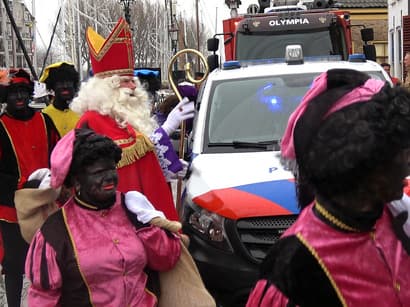 Intocht Sinterklaas Middelharnis verliep niet volgens plan
