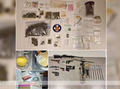 Drugs, wapens en explosief ontdekt bij instap in Sommelsdijk