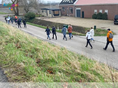 Wandelen en snert in Melissant