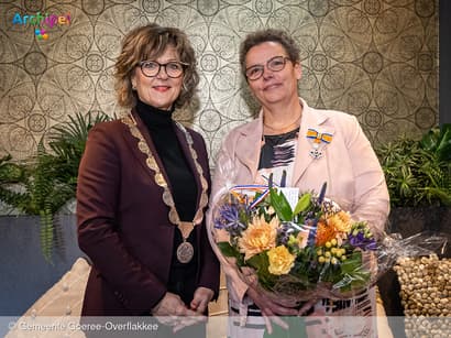 Onderscheiding voor powervrouw Elma van den Nouland uit Oude-Tonge