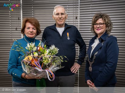 Ad Kruimer uit Middelharnis Koninklijk onderscheiden