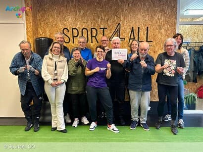 Mooie cheque voor Parkinson Boksen
