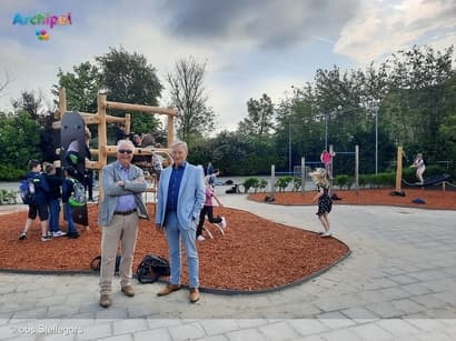 Opening nieuw schoolplein obs Stellegors