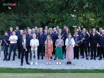 Muziekvereniging Apollo Nieuwe-Tonge viert 100-jarig jubileum