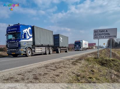 14e Humanitair transport van Dirksland naar Oekraïne