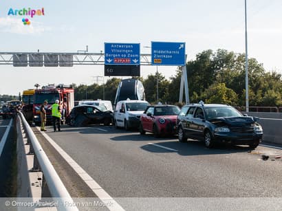 Haringvlietbrug afgesloten wegens ongeval