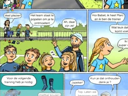 DVV'09 presenteert stripboek voor jeugdspelers