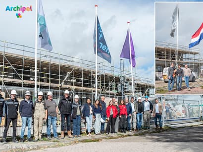 Appartementencomplex Eisenhowerlaan in Oude-Tonge bereikt hoogste punt