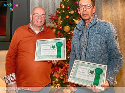 Jubilarissen Biljartclub De Poedel