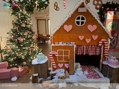 Kerstmarkt bij Hernesseroord goed bezocht