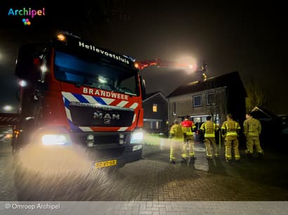 Brandweer rukt uit naar woning in Dirksland