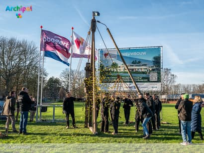 Eerste paal markeert nieuw hoofdstuk voor Hernesseroord en Zuidwester