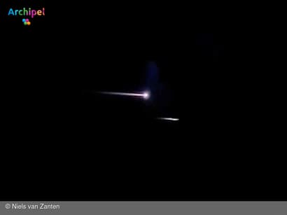 Mysterieuze vuurbollen boven Middelharnis gefilmd