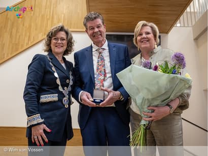 Adrie Krielaart van RGO Beroepscampus ontvangt Zilveren gemeentepenning