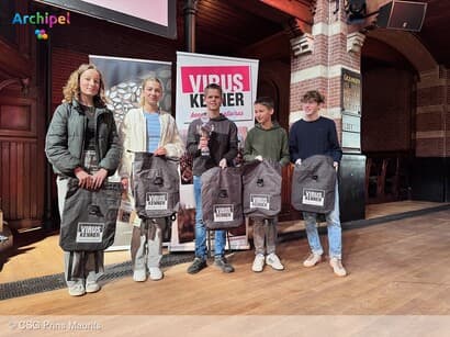 Leerlingen schitteren in internationale Viruskenner-finale