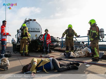 Grote calamiteitenoefening op de Haringvlietsluizen