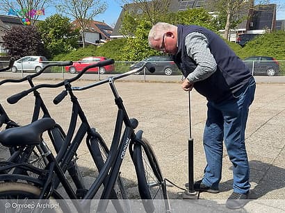 Sociale samenwerking met fietsenactie voor statushouders