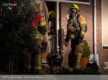 Woning vol rook door vergeten pannetje op het vuur