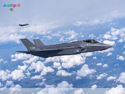 Fly-by met gevechtsvliegtuigen tijdens Dutch Grand Prix