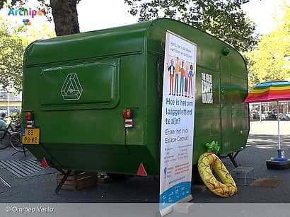 Escape Caravan laat inwoners laaggeletterdheid ervaren