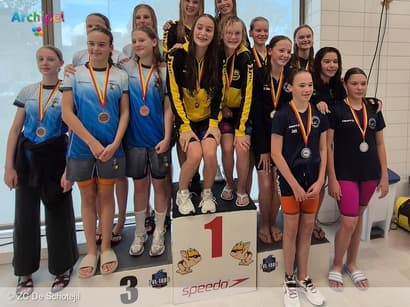 Provinciale titel voor Schotejil zwemsters