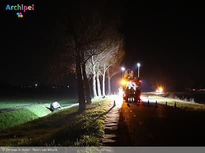 Dodelijk ongeval op de Oudelandsedijk bij Dirksland