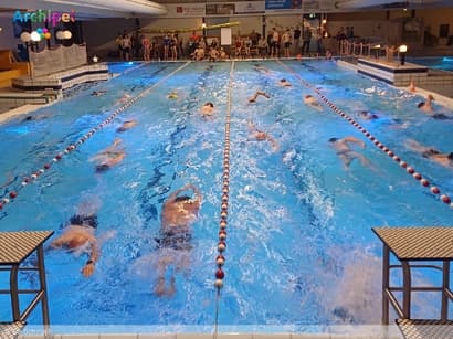 Zwemmarathon in de Staver
