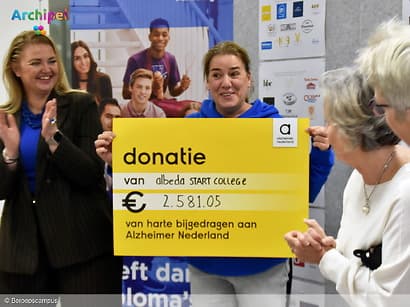 24-uurs lesmarathon Beroepscampus levert ruim 2.500 euro op