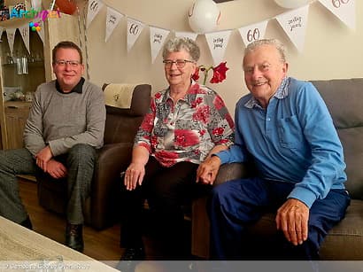 Echtpaar van Peperstraten-Jochems 60 jaar getrouwd
