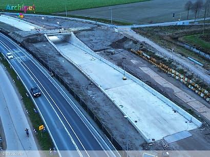 Onderdoorgang N215 bij Nieuwe-Tonge is klaar