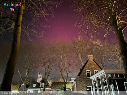 Noorderlicht te zien op Goeree-Overflakkee