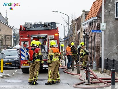 Brandweer ingezet bij woning vol rook in Herkingen