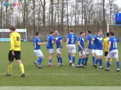 Blauw-witten domineren en blijven in het spoor van koploper