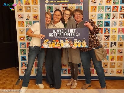 Flakkees team Stikkiebiebeetje naar finale NK legpuzzelen