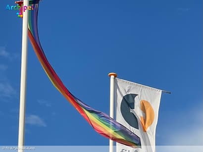 Regenboogwimpel in Dirksland voor derde keer gestolen