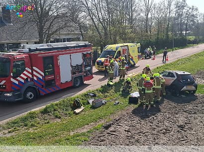 Bestuurder overreden door eigen auto in Ouddorp