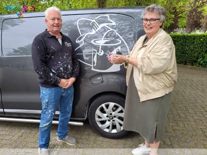 Marlien van den Bos winnares Grote Prijs Elsto Schilderwerken