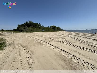 Opknapbeurt strandje Herkingen sneller klaar dan verwacht