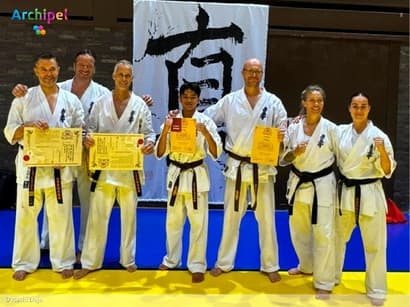 Vier leden van Itachi Dojo slagen voor bondsexamen op Papendal