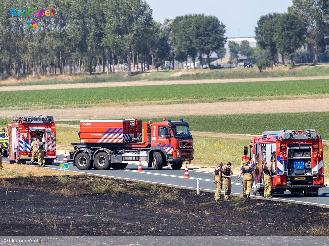 Meerdere branden houden brandweer op Goeree-Overflakkee bezig
