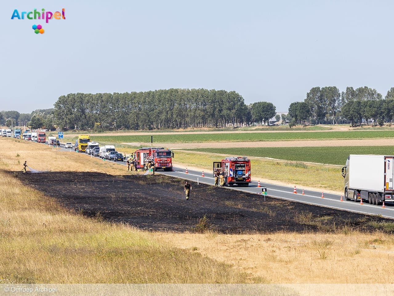 Meerdere branden houden brandweer op Goeree-Overflakkee bezig