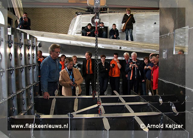 Kiellegging nieuwe reddingboot voor Stellendam