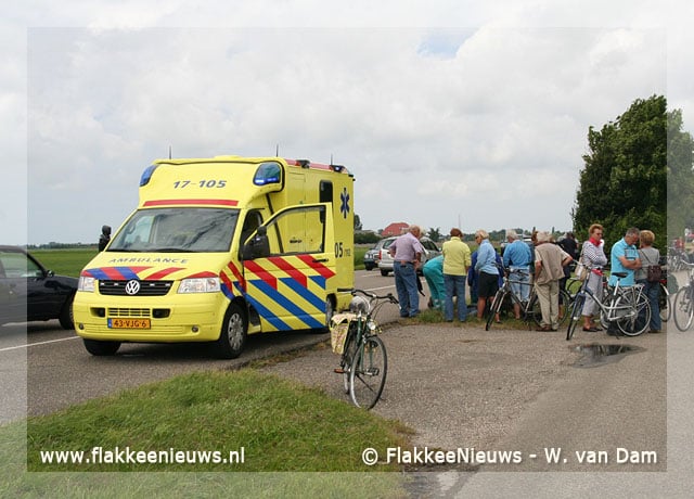Fietser aangereden op N215