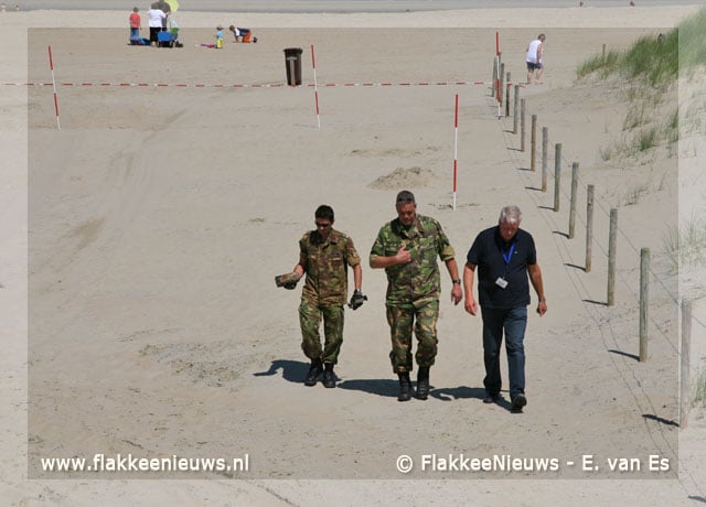Merkwaardige vondst op Ouddorpse strand