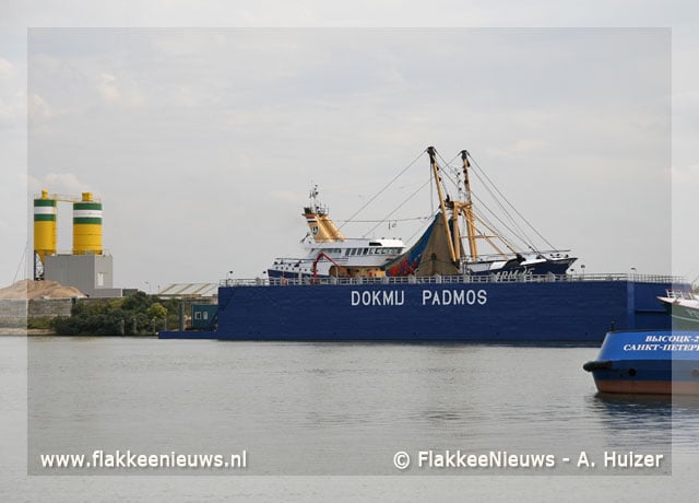 Brand in ruim van viskotter