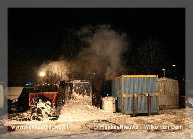 Middelbrand in Sommelsdijk